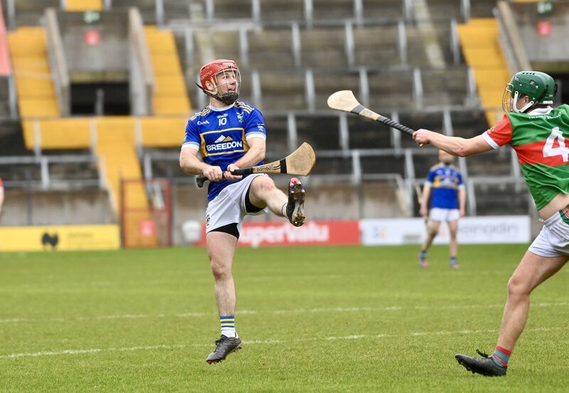  Paddy Walsh fires over a point for Kilshannig. Ballinora vs Kilshannig in the Co-Op Superstores Cork County Junior A hurling championship final at SuperValu Pairc Ui Chaoimh. Pic: Larry Cummins