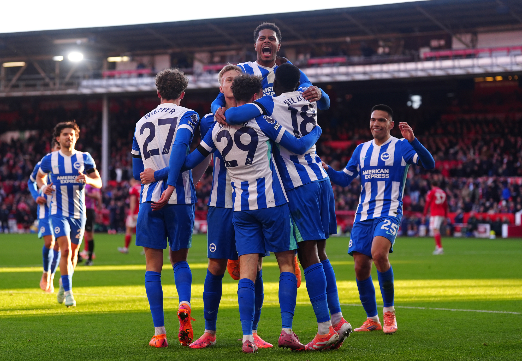 Brighton avenge Forest thrashing with convincing victory  