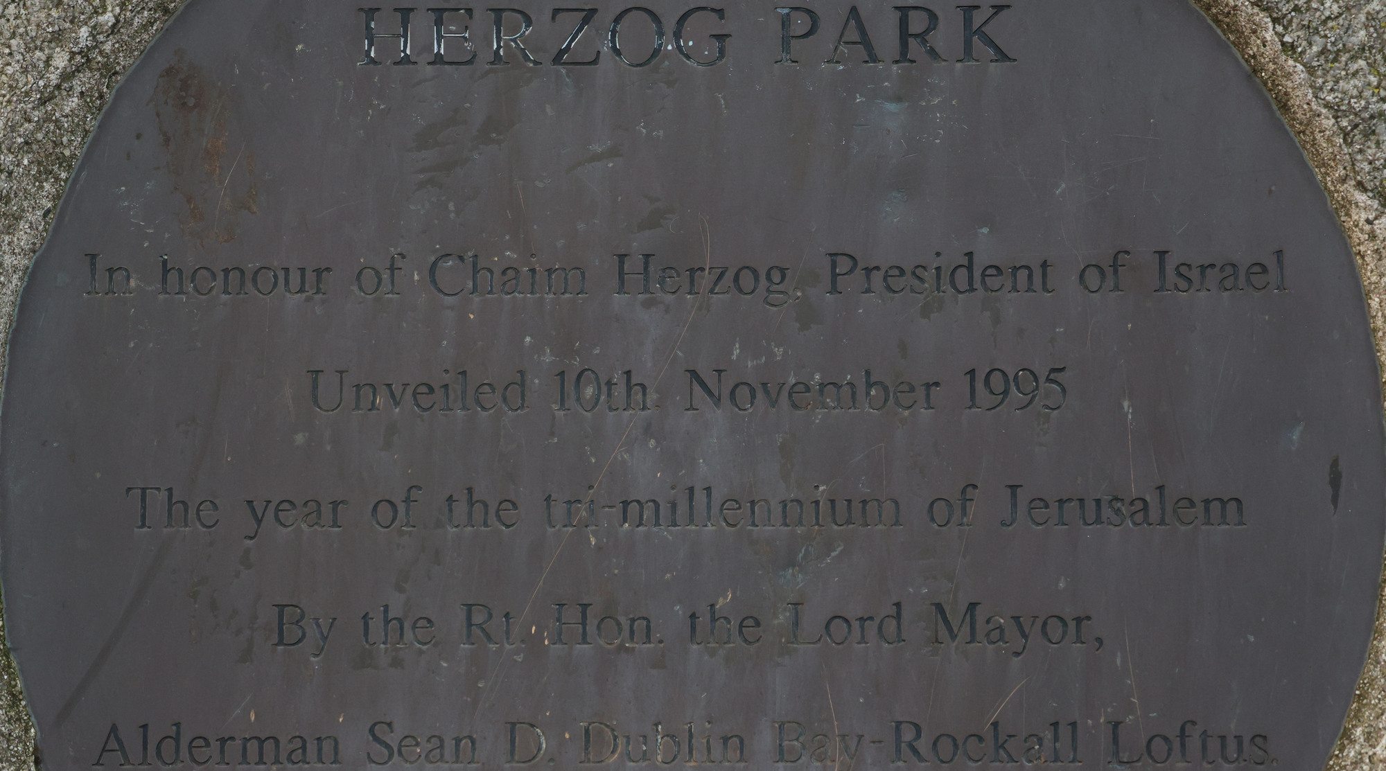Renaming Herzog Park would have been ‘shameful erasure’ — Ireland’s chief rabbi