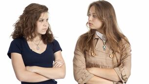 <p>The fact that your girls have recently started arguing may not be related to their differences in skill sets and abilities — it is more likely due to a developmental clash based on their ages and stages of development.</p>