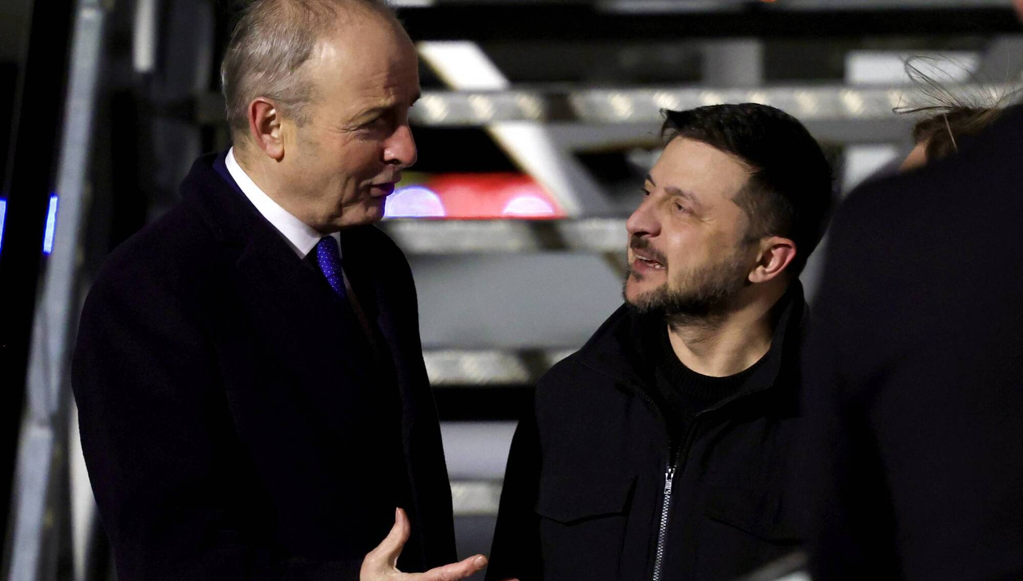 Zelenskyy makes historic first visit to Ireland at a 'critical time' for Ukraine