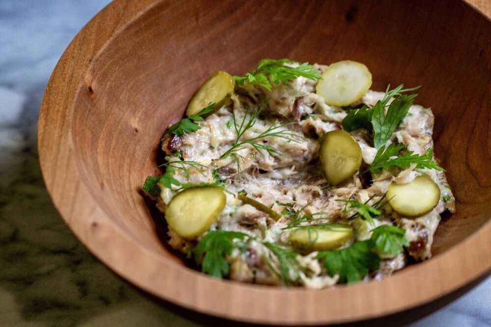 Smoked Mackerel Pâté with Pickled Beetroot