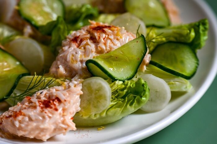 Crab Cocktail with Pickled Cucumber