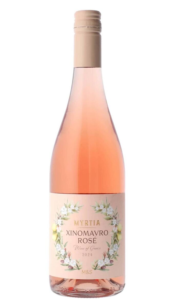 
                        Myrtia Xinomavro Rosé 2024, Macedonia, Greece, €15
                    