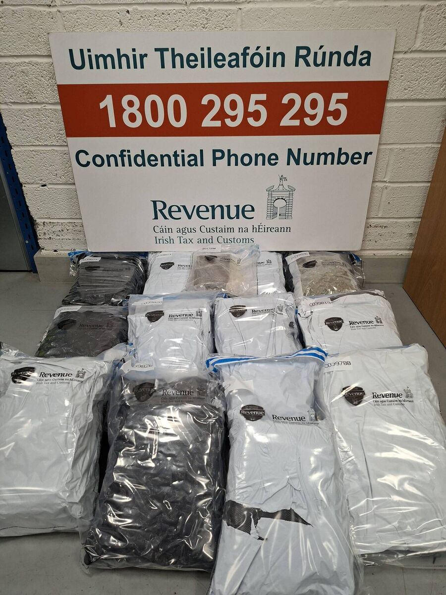 Revenue seized illicit drugs. Picture: Revenue