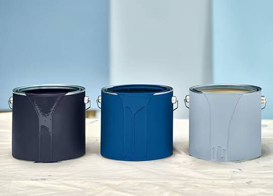 Dulux's trio of colours of the year. 