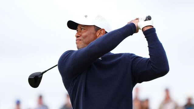 <p>Woods had back surgery to replace a collapsed disc in his spine, but says the rehabilitation period has been slower than expected. Pic: Jane Barlow/PA</p>
