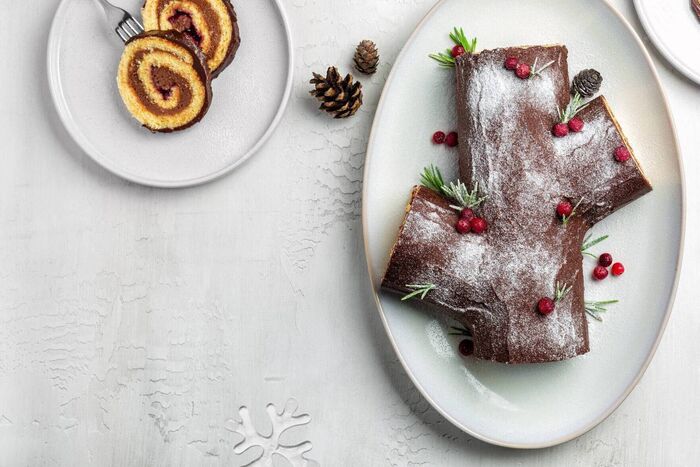 Chocolate Yule Log