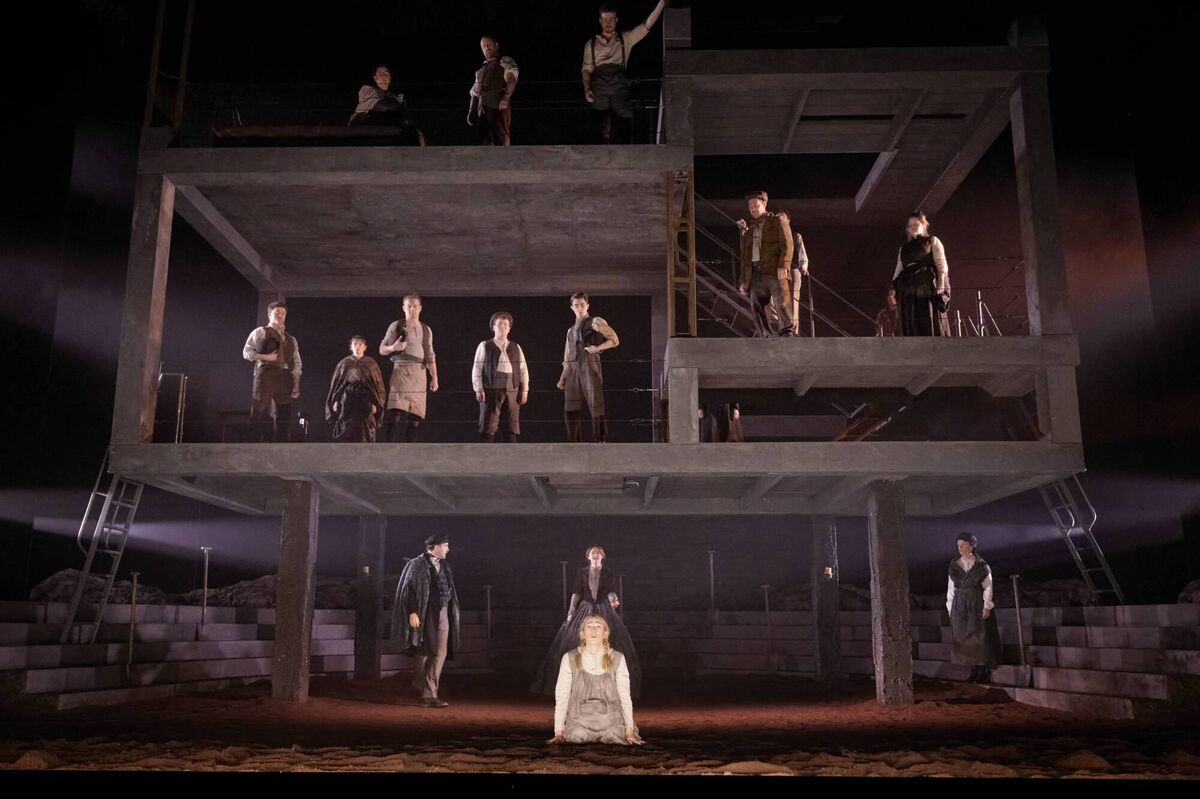 The impressive set of Dublin Gothic at the Abbey Theatre. Picture: Ros Kavanagh The impressive set of Dublin Gothic at the Abbey Theatre. Picture: Ros Kavanagh