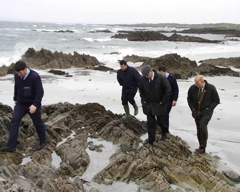 Gardaí at the scene where Siobhan Hynes's body was found in 1998. File Picture: GreenGraph