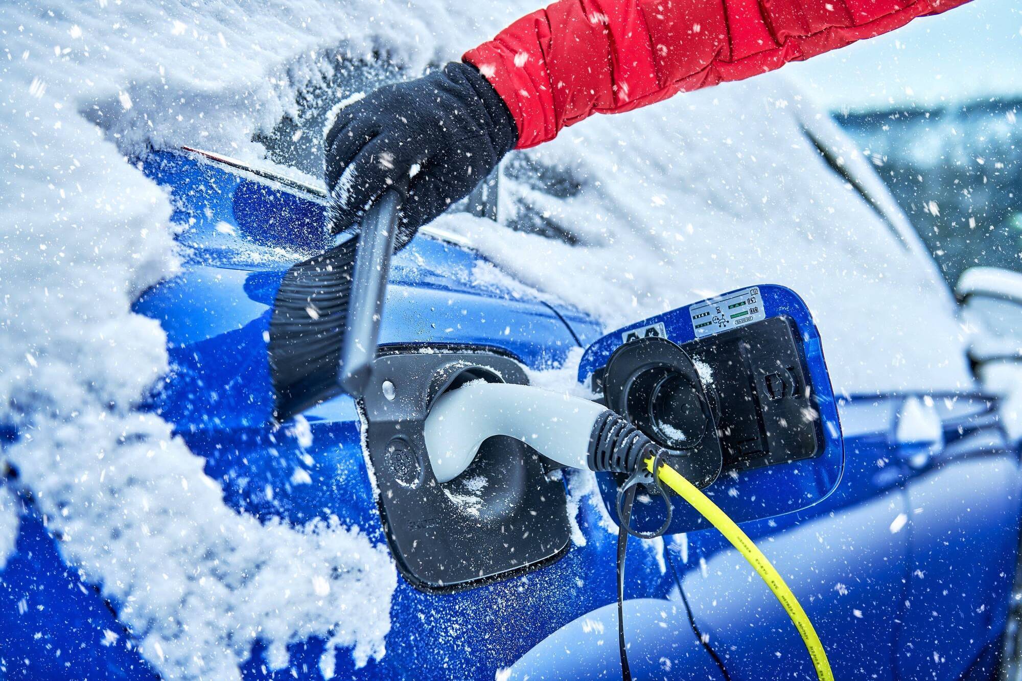 How can I make sure my EV is running as efficiently as possible during winter?