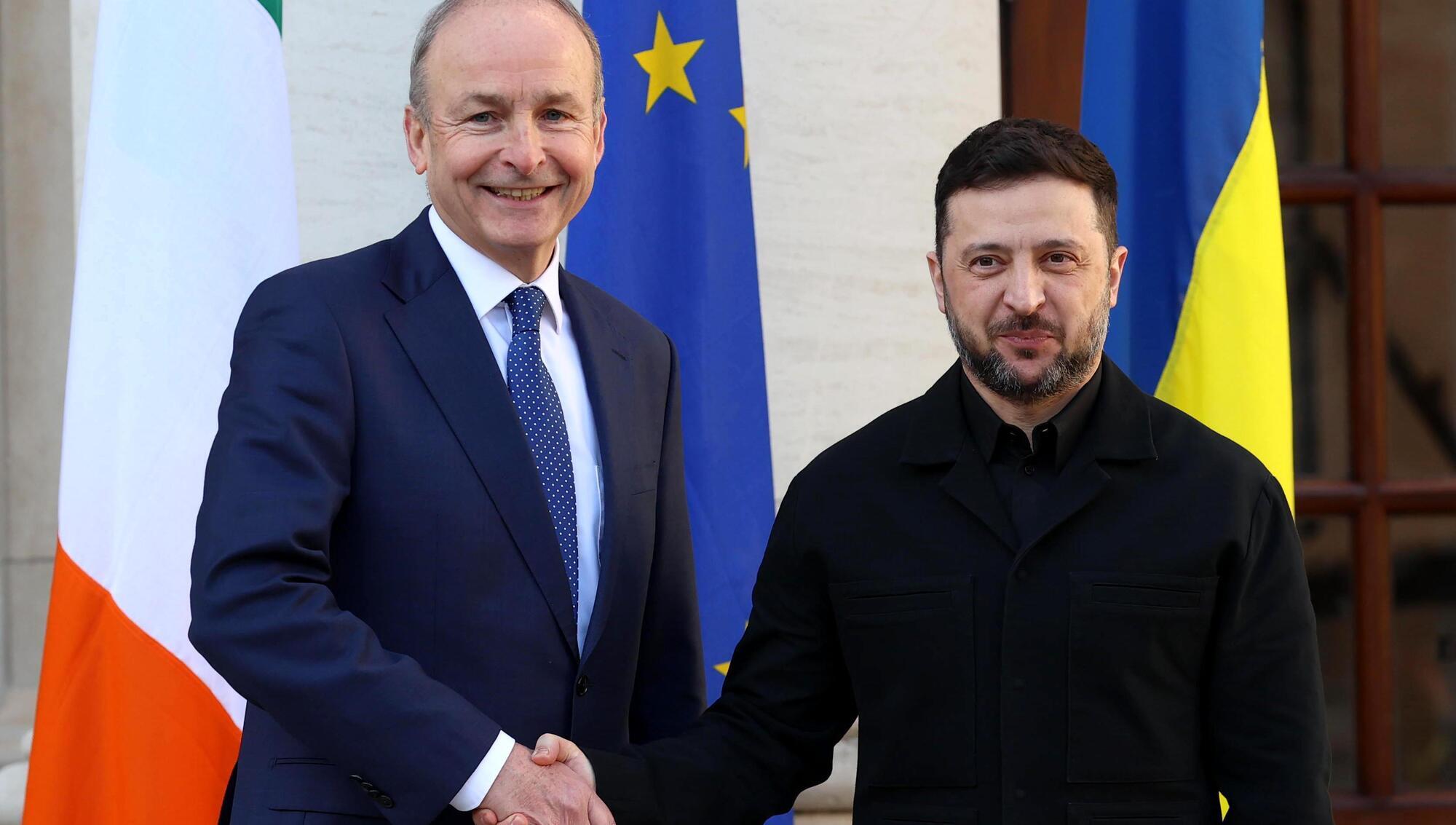 'Thank you for not losing faith in us' - Zelenskyy grateful for Ireland's steadfast support