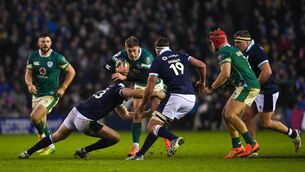 <p>FAMILIAR FOES: Ireland will face Scotland in the pool stage at the Rugby World Cup for the third consecutive tournament. Pic: Ramsey Cardy/Sportsfile</p>