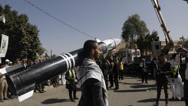 The Houthis have targeted more than 100 ships with missiles and drones in their campaign (Alamy/PA)