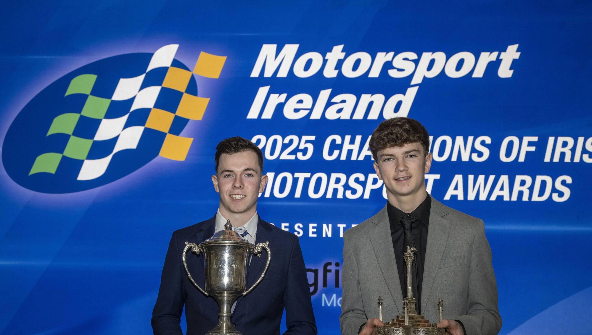 Kyle McBride and Fionn McLaughlin scoop most prestigious Irish motorsport awards