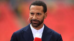 <p>Former Manchester United star Rio Ferdinand will conduct the Fifa World Cup draw with broadcaster Samantha Johnson. Picture: Mike Egerton/PA </p>
