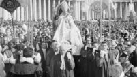Pope John XXIII Carried for Ecumenical Council Procession