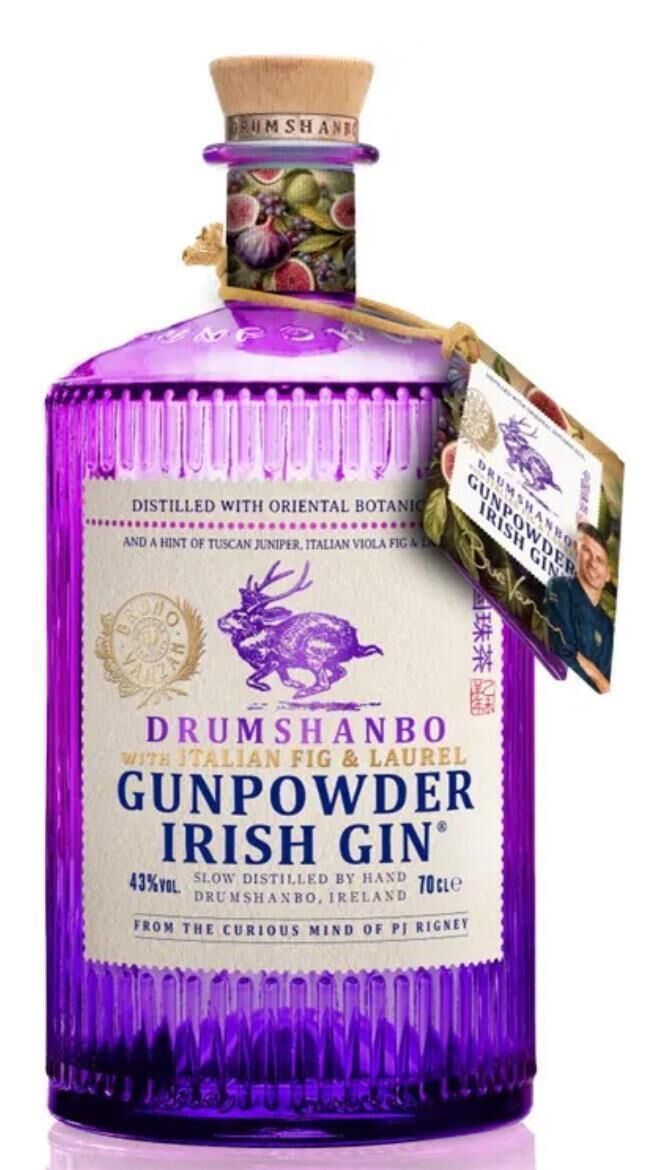 Drumshanbo Gunpowder Gin Bruno Vanzan Edition, 43% ABV, 70cl. €35
Drumshanbo Gunpowder Gin Bruno Vanzan Edition, 43% ABV, 70cl. €35