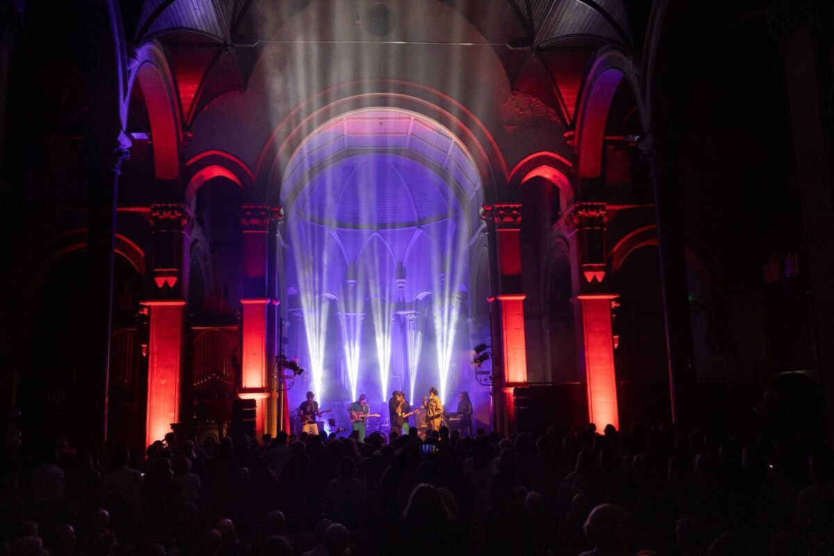 The Congos performing at Live at St Lukes during the recent jazz festival