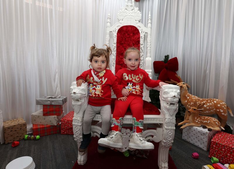 Fiadh and Cora Crowley from Skibbereen at the Cork City Hospitals Children's Club Winter Wonderland event, at SuperValu Pairc Ui Chaoimh, in Cork City. Picture: Jim Coughlan Fiadh and Cora Crowley from Skibbereen at the Cork City Hospitals Children's Club Winter Wonderland event, at SuperValu Pairc Ui Chaoimh, in Cork City. Picture: Jim Coughlan