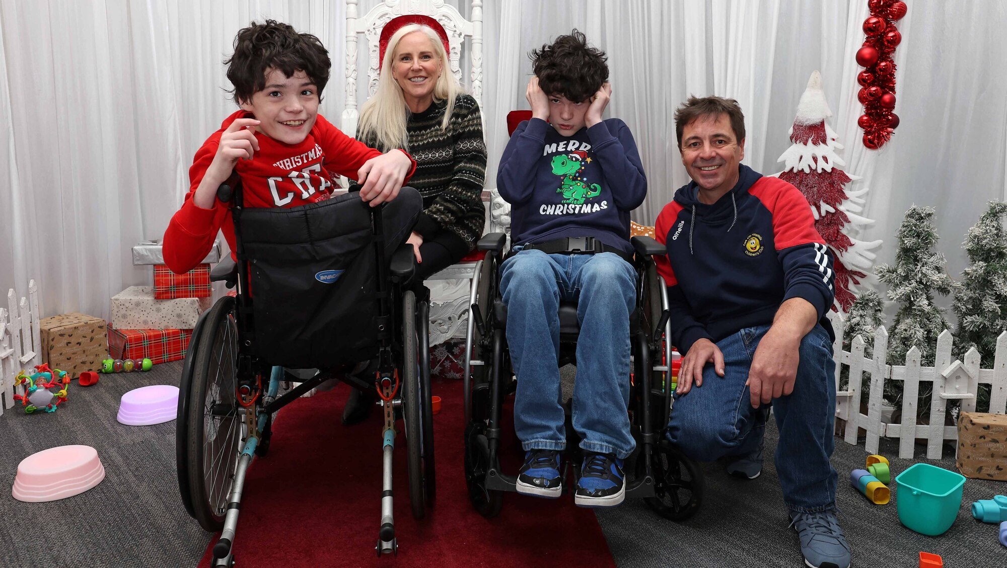 Surprise brings tears of joy for one Cork family at charity's Santa extravaganza