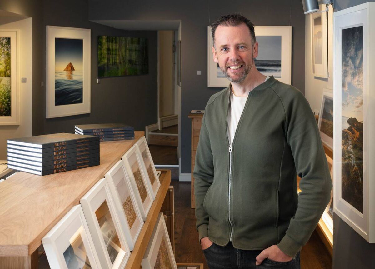 Norman McCloskey at his gallery in Kenmare. 