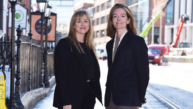 <p>Geraldine Jones, newly named president and chair of IAPI, with Siobhan Masterson, CEO of the advertising sector representative group. </p>