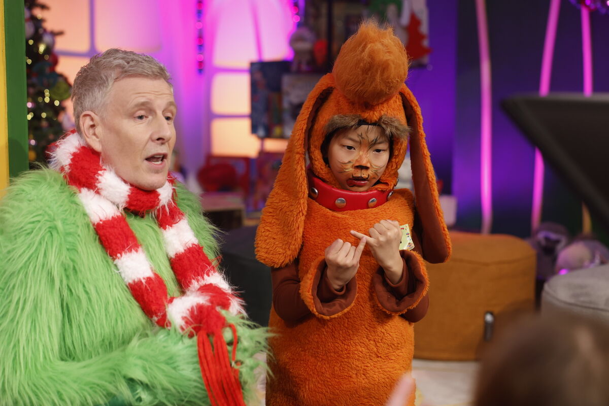  Tom McCormick (7) from Dublin at The Late Late Toy Show 2025.