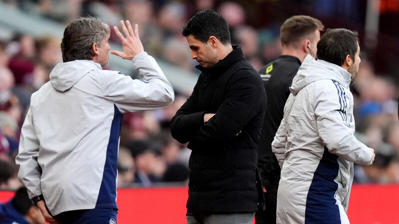 Measured Arteta confident Arsenal will rebound but Villa now contenders too