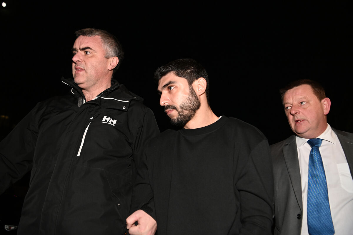 Miller Pacheco, centre, who is charged with the murder of Bruna Fonseca at Anglesea Street Courthouse, Cork. File picture: Dan Linehan Miller Pacheco, centre, who is charged with the murder of Bruna Fonseca at Anglesea Street Courthouse, Cork. File picture: Dan Linehan