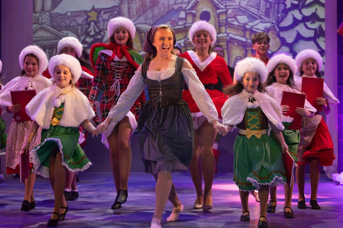 A scene from Cinderella at the Everyman. 