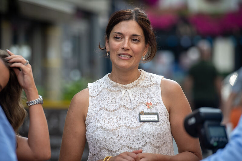 Dr Clare Kambamettu, head of the international judging panel pictured in Tralee at the Rose of Tralee International Festival 2025. Picture: Domnick Walsh.