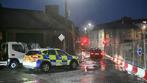 <p> High tide surges over the River Lee on Union Quay as Storm Bram brings an orange weather warning to Ireland’s south coast. Picture: Dan Linehan</p> <p> High tide surges over the River Lee on Union Quay as Storm Bram brings an orange weather warning to Ireland’s south coast. Picture: Dan Linehan</p>