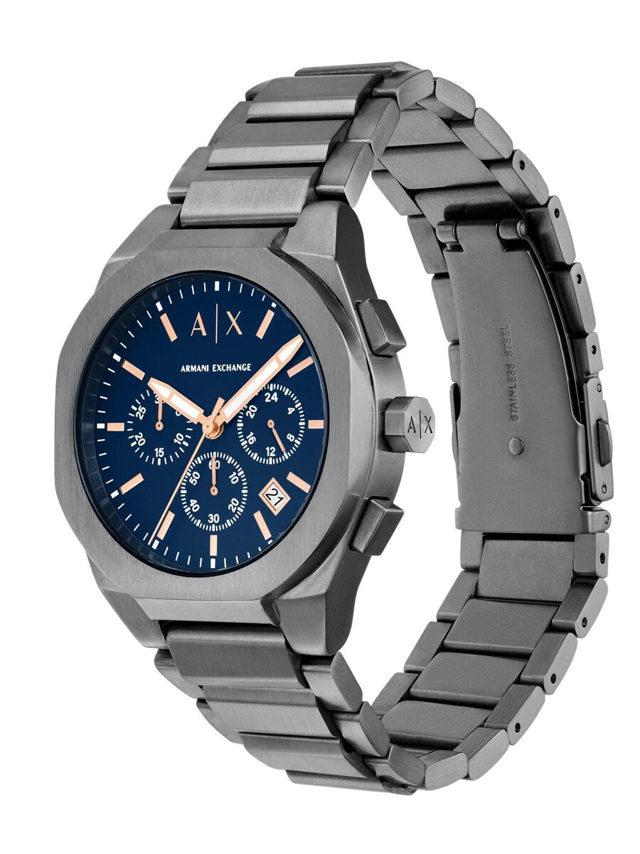 Chronography Gunmetal Watch, €259, Armani Exchange at Very