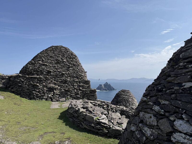 The famous beehive-shaped huts found on Skellig Michael. Picture: Gemma Tipton The famous beehive-shaped huts found on Skellig Michael. Picture: Gemma Tipton
