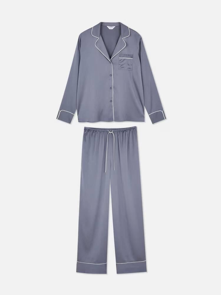The Edit contast trim boyfriend pyjama set, Penneys, €24 The Edit contast trim boyfriend pyjama set, Penneys, €24