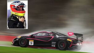 <p>West Cork racer Michael Keohane testing the McLaren in Donington Park last week. Picture: Jakob Ebrey Photography.</p> <p>West Cork racer Michael Keohane testing the McLaren in Donington Park last week. Picture: Jakob Ebrey Photography.</p>