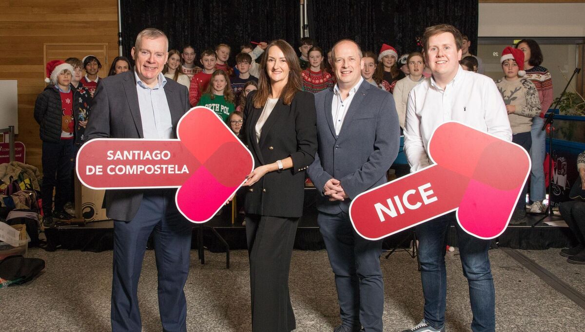  Cork Airport managing director Niall MacCarthy, Aer Lingus business development manager Ivan Beacom, and Cork Airport communications manager Barry Holland at Thursday's announcement. -Picture: David Creedon