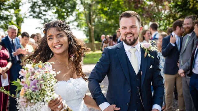 <p>Grace Carvalho and Nathan Whiting. Pictures: Dermotsullivan.com</p>