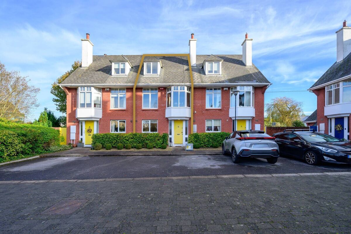 Three in a row: B3 rated 16 Douglas Close is mid-terrace, with parking Three in a row: B3 rated 16 Douglas Close is mid-terrace, with parking