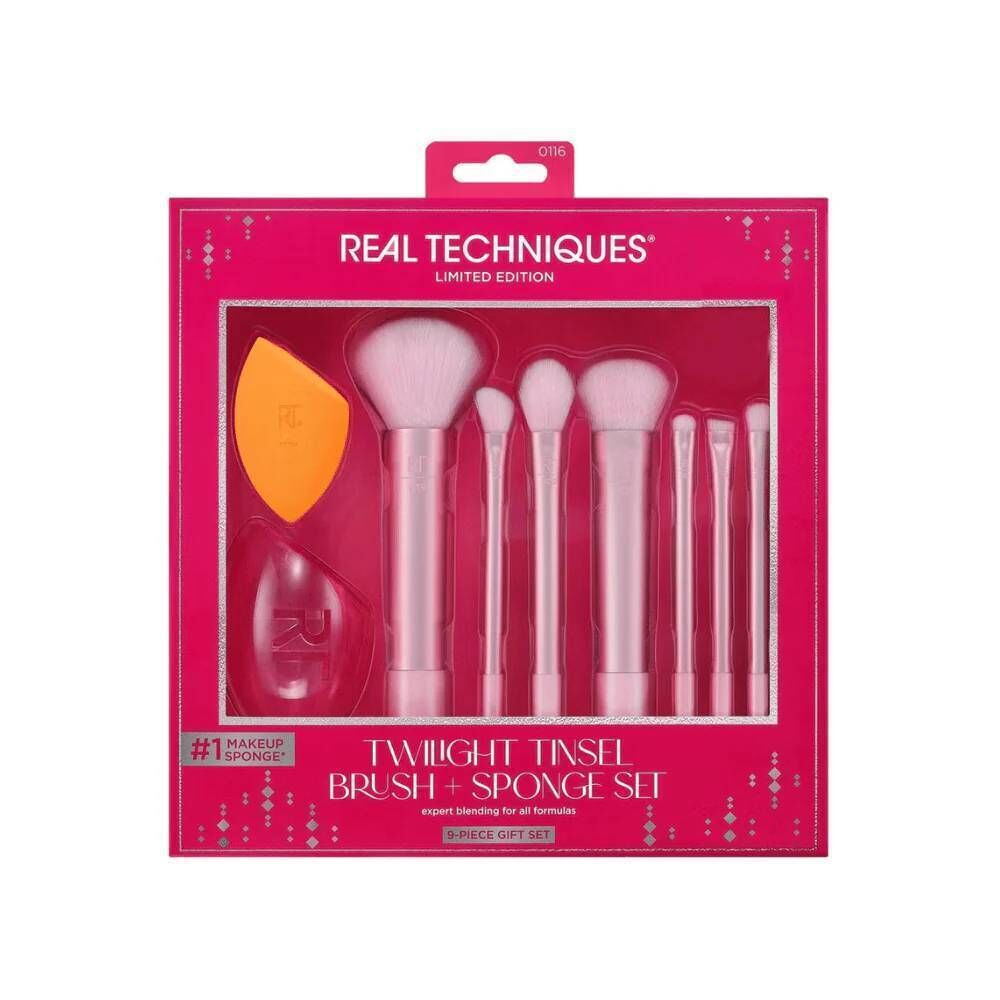 Real Techniques Twilight Tinsel Brush &amp; Sponge Set