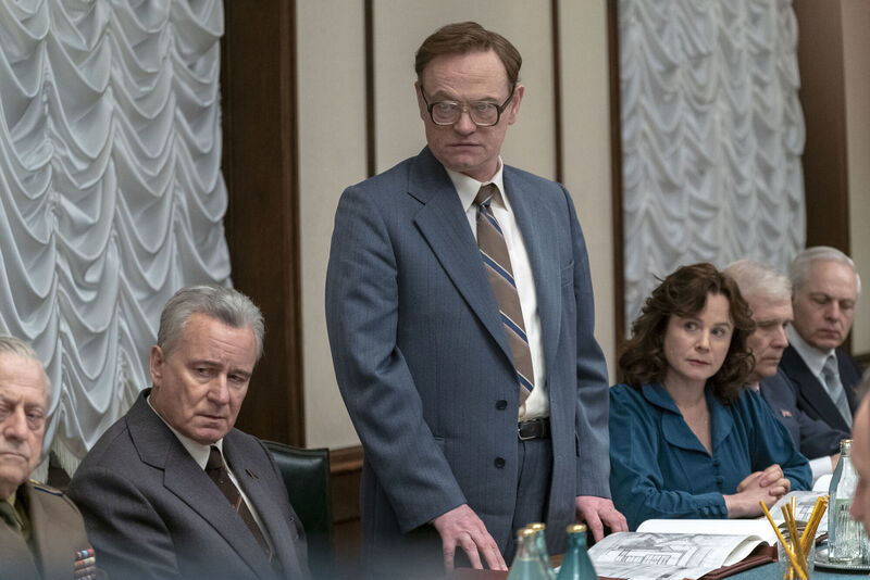 Jared Harris in a scene from Chernobyl. Jared Harris in a scene from Chernobyl.