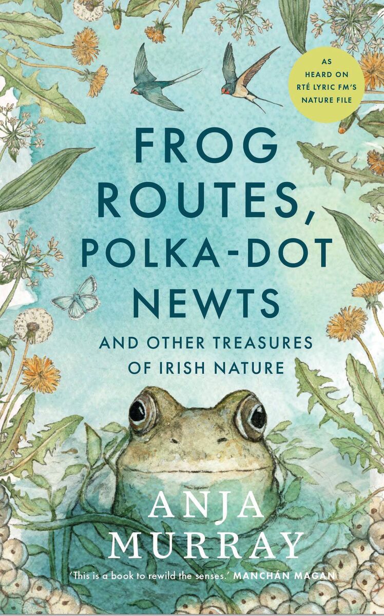 Front cover Frog Routes, Polka-Dot Newts — and Other Treasures of Irish Nature by Anja Murray