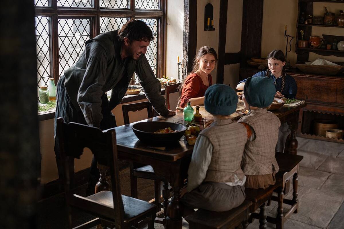 Paul Mescal and Jessie Buckley in a scene from 'Hamnet' which is released in cinemas nationwide on January 9. Picture: Universal Pictures