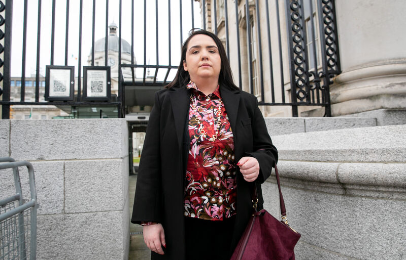 Mandy Kelly at Government Buildings in Dublin in September after a meeting with Tánaiste Simon Harris. Picture: Gareth Chaney Mandy Kelly at Government Buildings in Dublin in September after a meeting with Tánaiste Simon Harris. Picture: Gareth Chaney