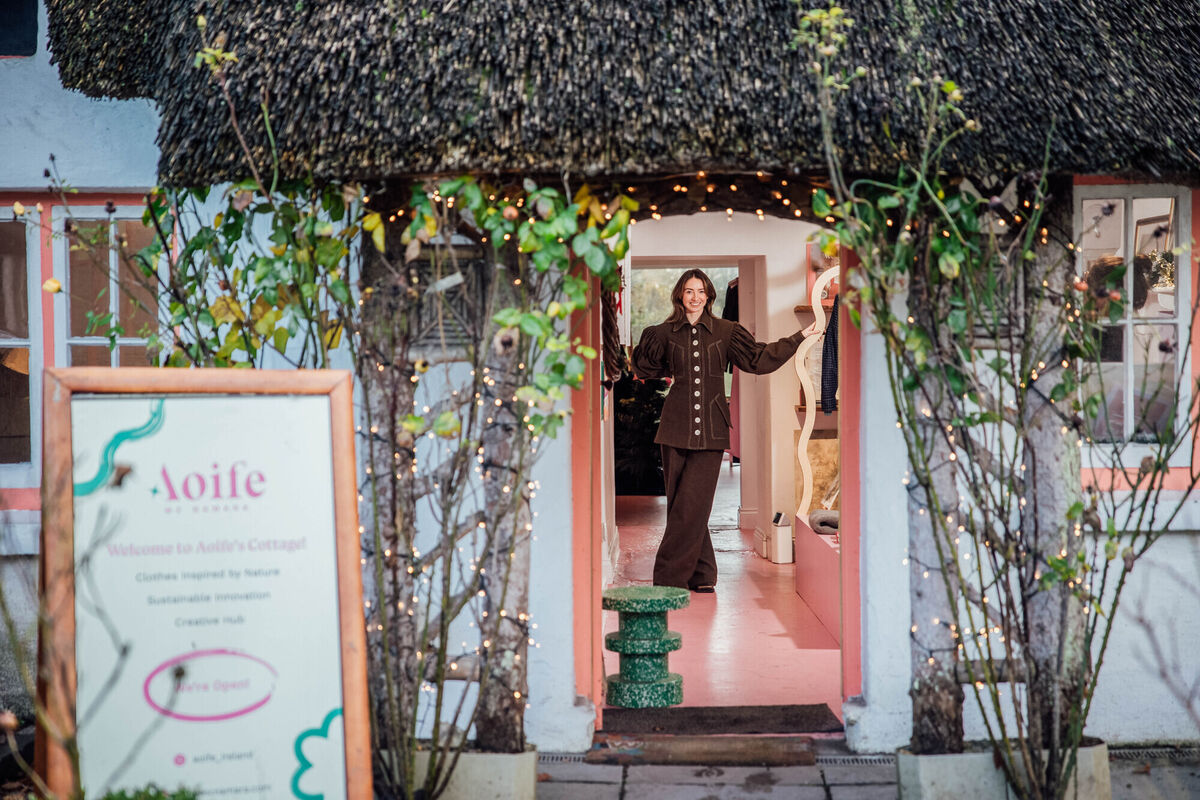  Aoife McNamara: 'The fashion industry is one of the biggest polluters in the world. I think a lot of people forget about that a lot of the time, or they like to turn a blind eye.' Picture: Brian Arthur