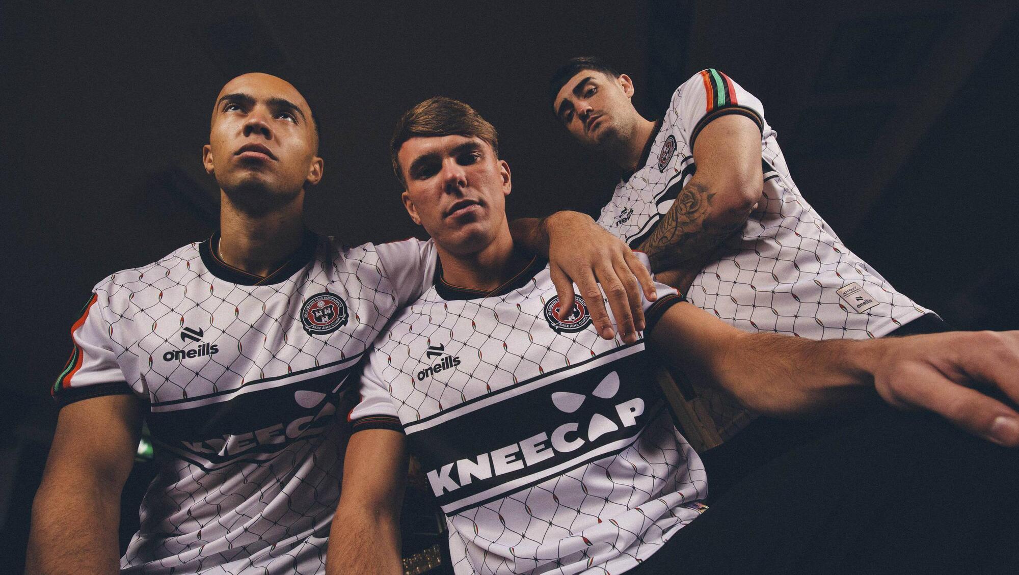 Watch: Bohemians launch new jersey in partnership with Kneecap