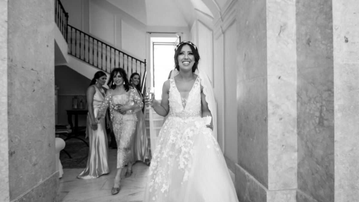 Lottie Ryan: 'I got my dress in Folkster Bridal in Kilkenny. It was literally the first dress I put on.'