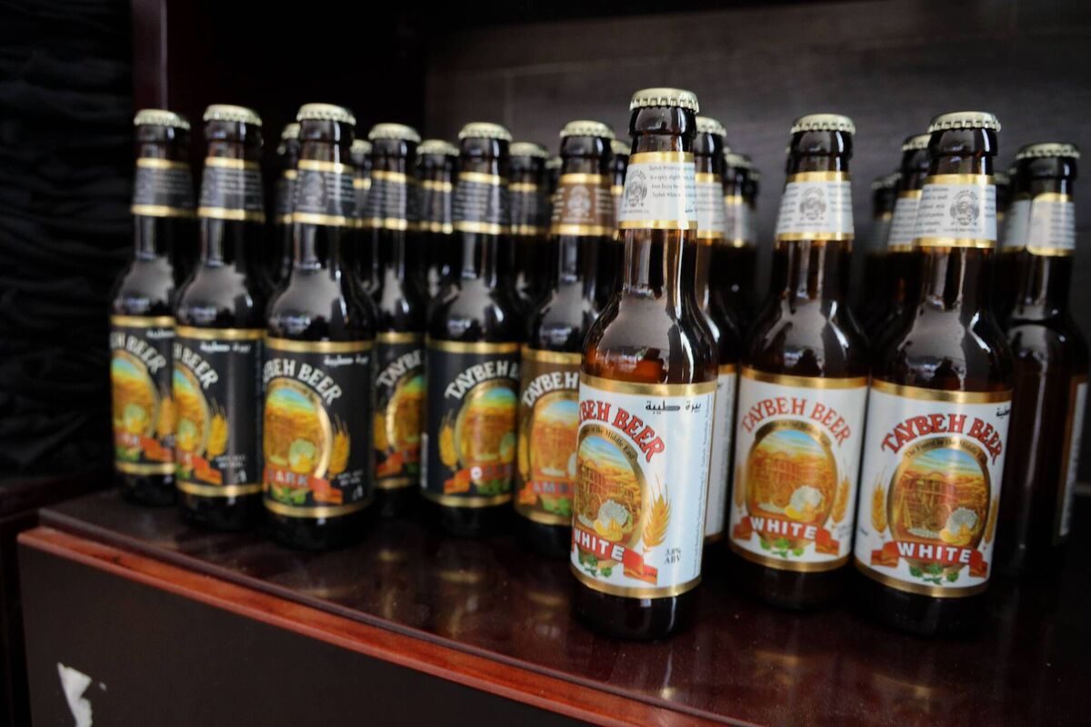 Sales for Taybeh beer have decreased by 70%. Picture: Hannah McCarthy