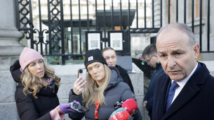 <p>Taoiseach and Fianna Fail leader Micheal speaking to the media at Government Buildings. Picture: Leah Farrell</p> <p>Taoiseach and Fianna Fail leader Micheal speaking to the media at Government Buildings. Picture: Leah Farrell</p>